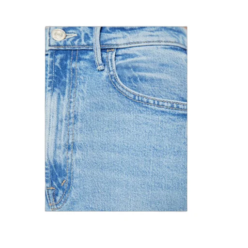 Mother Frayed Hem Denim Shorts
