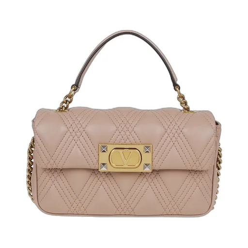 Quilted-Effect Chain-Strap Mini Bag