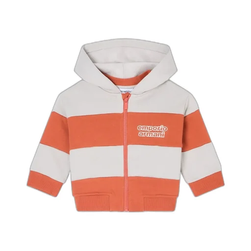 Logo-Embroidered Striped Hoodie