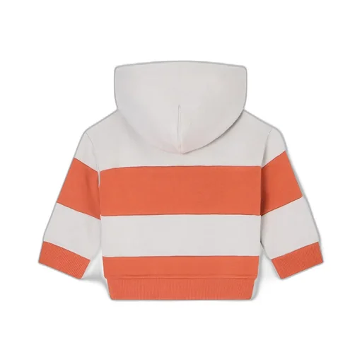 Logo-Embroidered Striped Hoodie