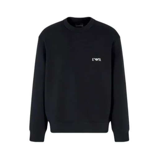 Emporio Armani Logo Embroidered Crewneck Sweatshirt