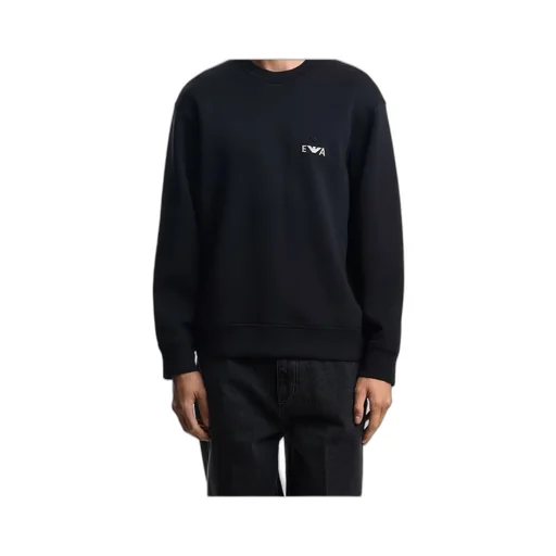 Emporio Armani Logo Embroidered Crewneck Sweatshirt