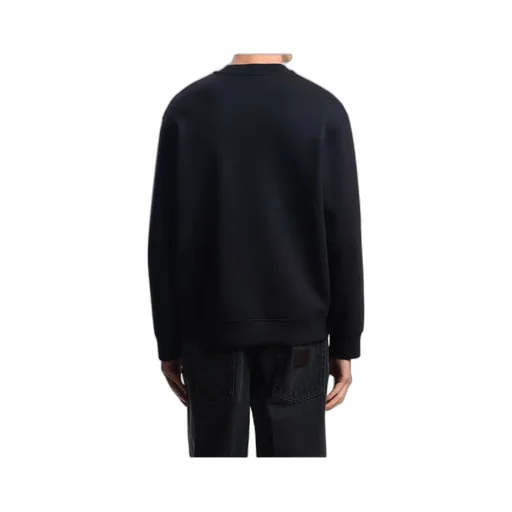 Emporio Armani Logo Embroidered Crewneck Sweatshirt