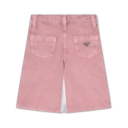 Logo-Plaque Cotton Trousers