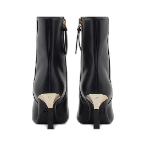 Ankle Boots With Gold Detail