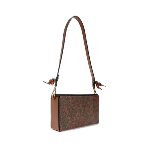 Paisley-Patterned Shoulder Bag