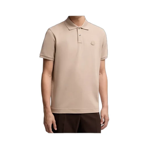 Logo Patch Cotton Piquet Polo Shirt