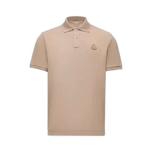 Logo Patch Cotton Piquet Polo Shirt