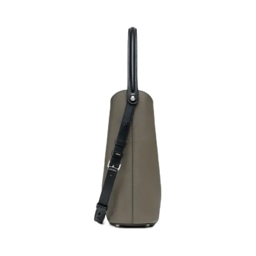 Dress-Age Dual-Strap Leather Shoulder Bag