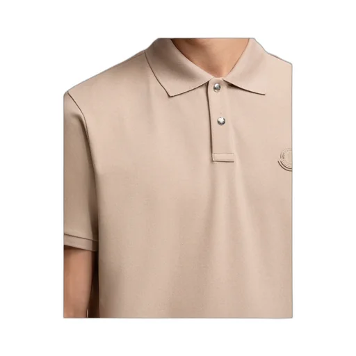Logo Patch Cotton Piquet Polo Shirt