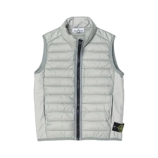 Powder Grey Zip Gilet