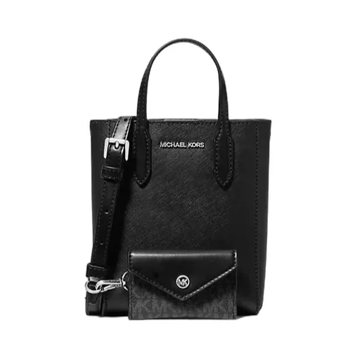 Vincent Extra-Small Saffiano Leather Crossbody Bag With Card Case