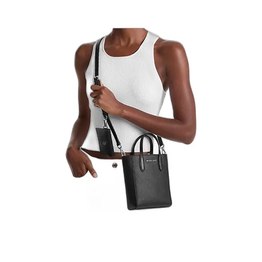 Vincent Extra-Small Saffiano Leather Crossbody Bag With Card Case