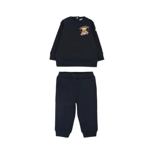 Logo-Patch Button-Fastening Sweater