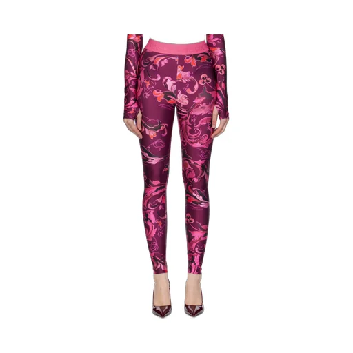 Barocco-Print Leggings