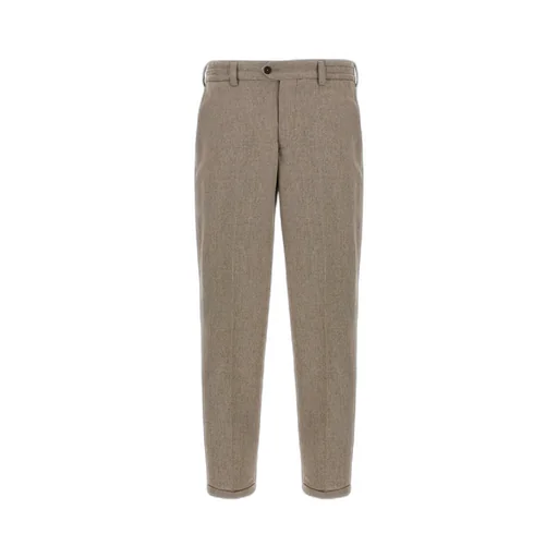 Pt Torino Rebel Wool Straight-Leg Pants