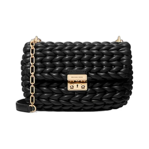 Large Tribeca Braided Chain Shoulder Bag