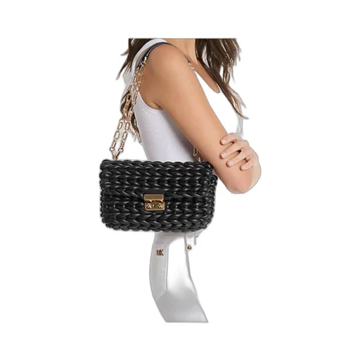 Large Tribeca Braided Chain Shoulder Bag