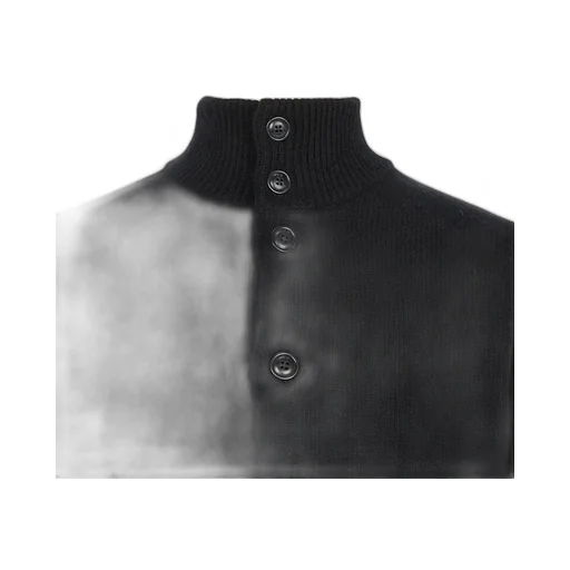 Button-Down Long-Sleeved Knitwear
