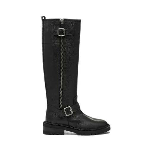 Round-Toe Ankle Boots