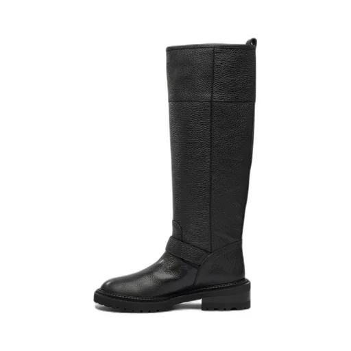 Round-Toe Ankle Boots