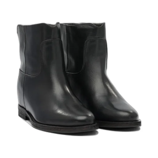 Round-Toe Ankle Boots