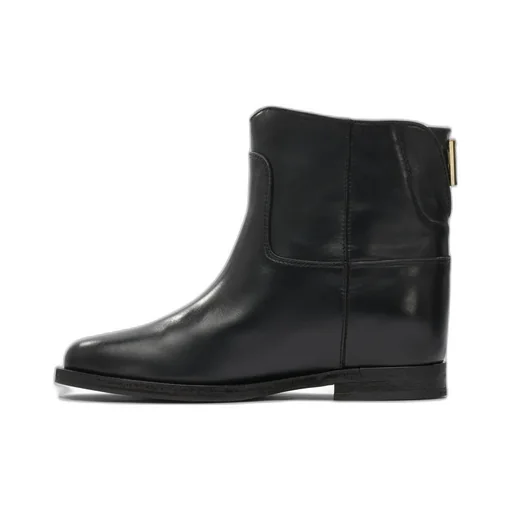 Round-Toe Ankle Boots