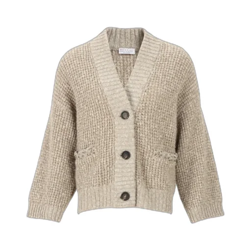 V-Neck Button Knitted Cardigan