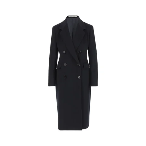 Double-Breasted Cashmere Coat