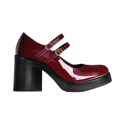 Celine Tess Babies In Patent Calfskin