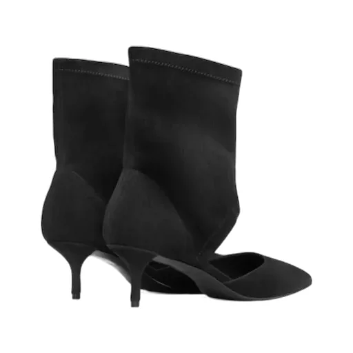 60Mm Leather Heeled Boots