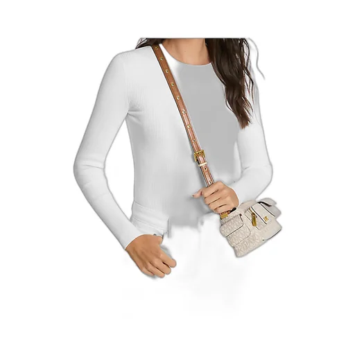 Michael Michael Kors Dakota Small Signature Logo Shoulder Bag
