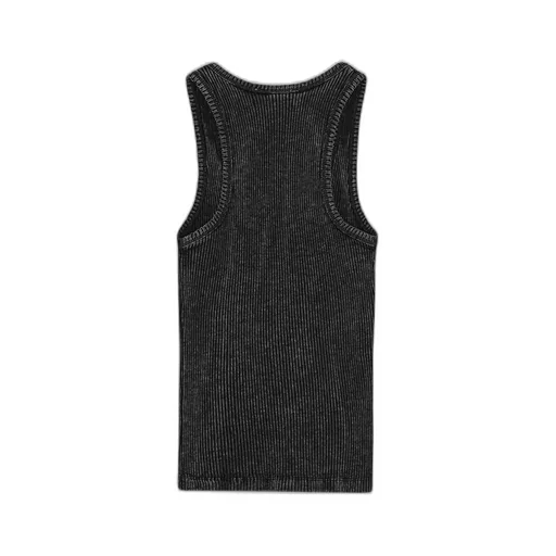 Black Washed Tank Top