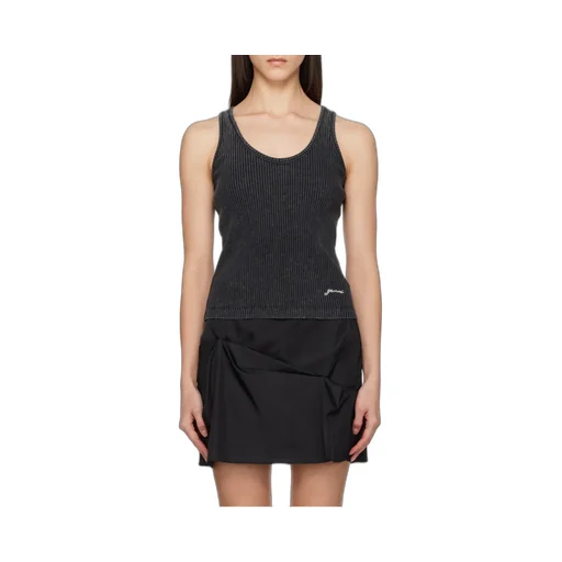 Black Washed Tank Top