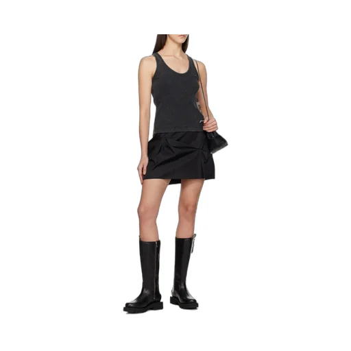 Black Washed Tank Top