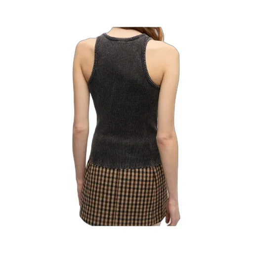 Black Washed Tank Top