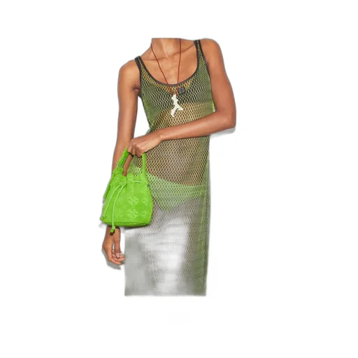 Mini T Monogram Terry Bucket Bag