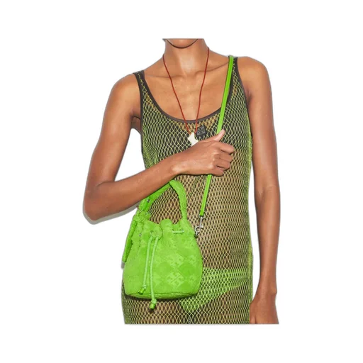 Mini T Monogram Terry Bucket Bag