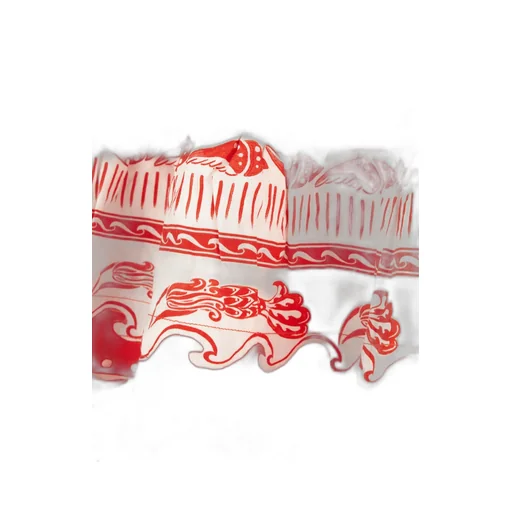 The Red River Ride Print Midi Dress