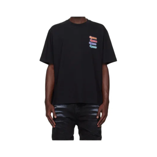 We11Done Graphic-Print Crewneck T-Shirt