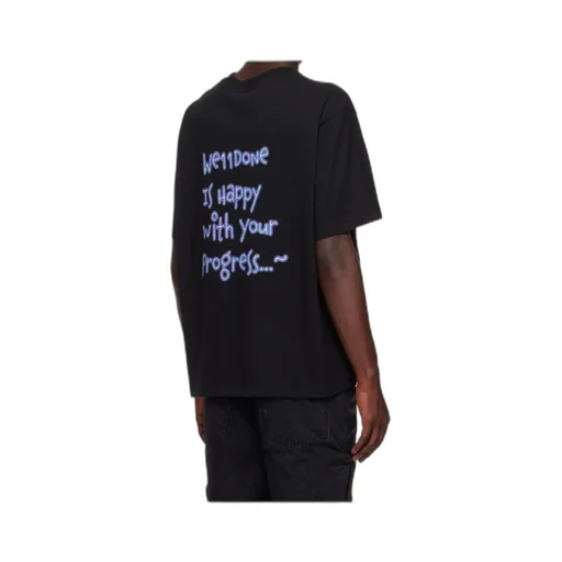We11Done Graphic-Print Crewneck T-Shirt