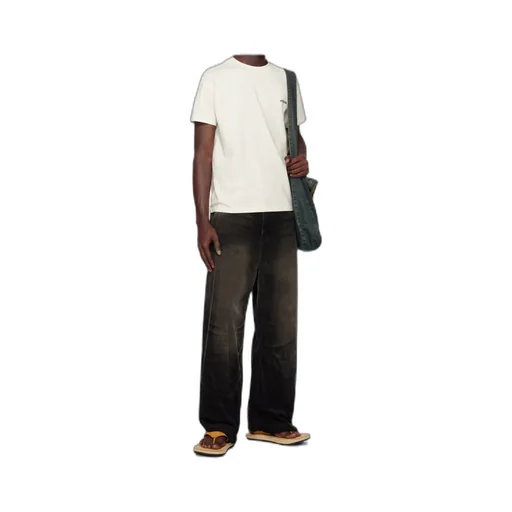 Corduroy Washed-Effect Carpenter Trousers