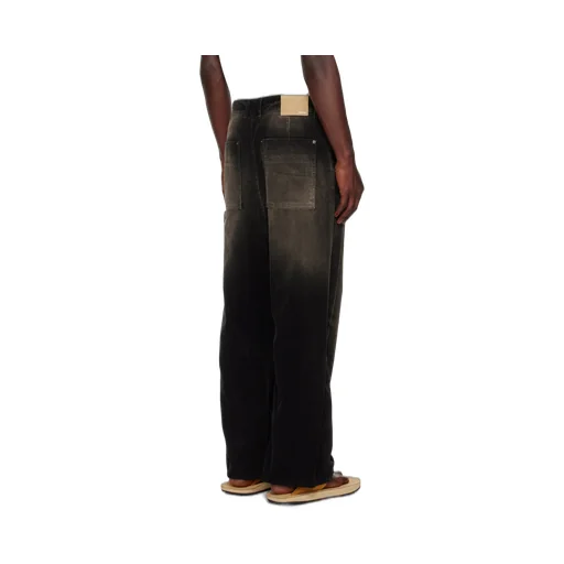Corduroy Washed-Effect Carpenter Trousers