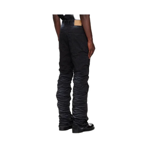 Denim Trousers With Belt Loops