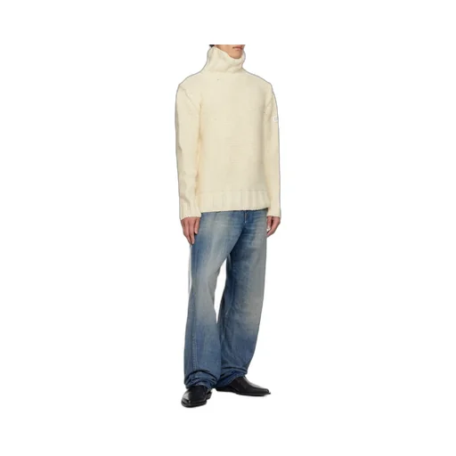 Chunky Wool Turtleneck Jumper