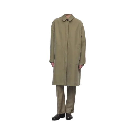 Wool-Silk Check Coat