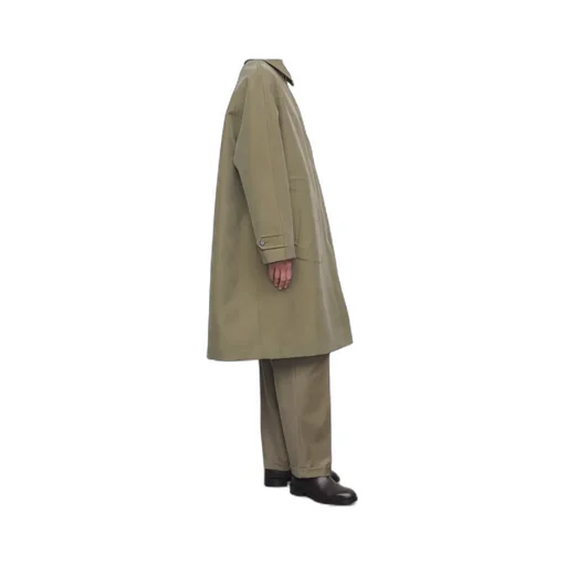 Wool-Silk Check Coat