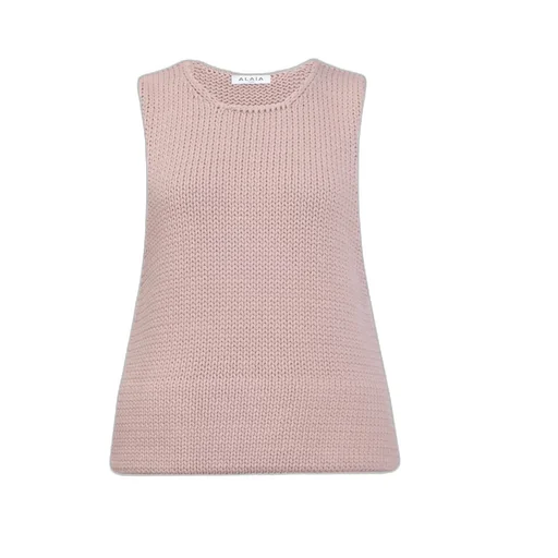 Chunky Knit Sleeveless Sweater