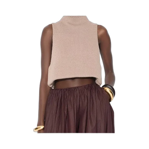 Chunky Knit Sleeveless Sweater