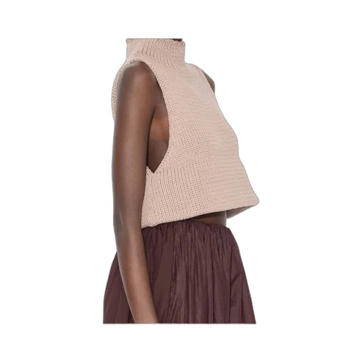 Chunky Knit Sleeveless Sweater